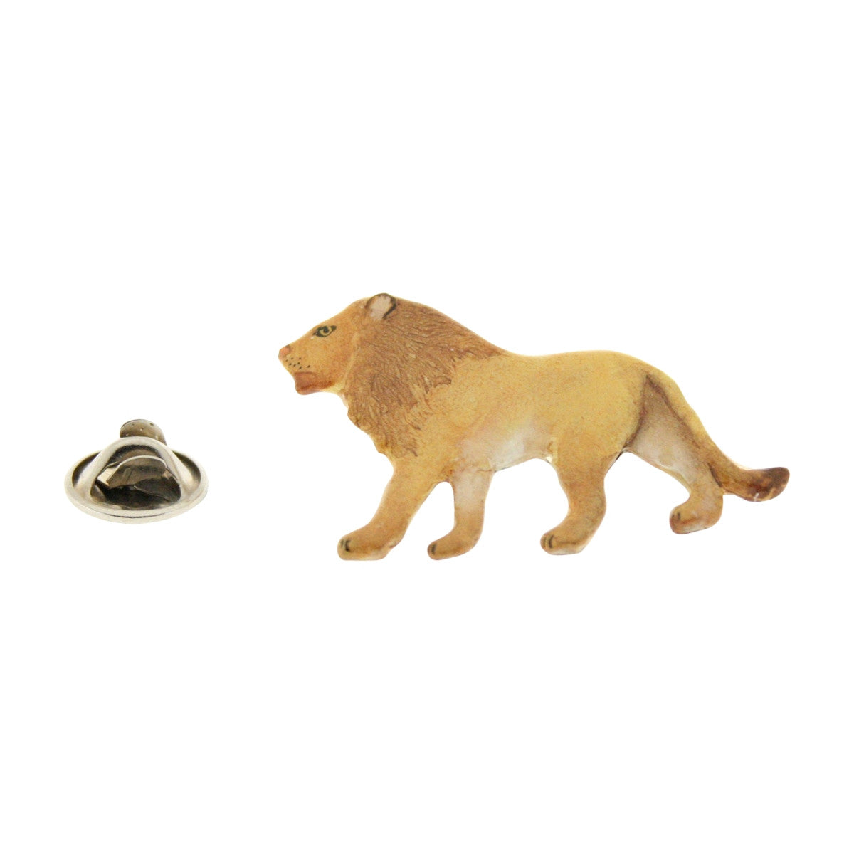 Lion Pin ~ Hand Painted ~ Lapel Pin ~ Hand Painted Lapel Pin ~ Sarah's Treats & Treasures